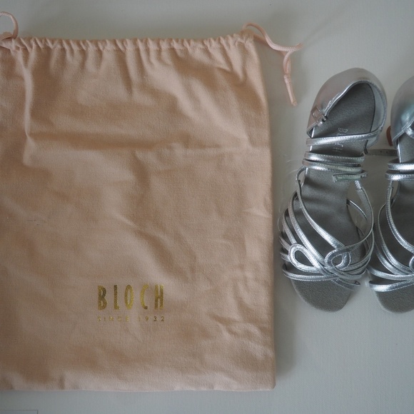 New Elegant Silver Bloch Valeria Latin Dance Shoes Size 6 - Picture 3 of 7